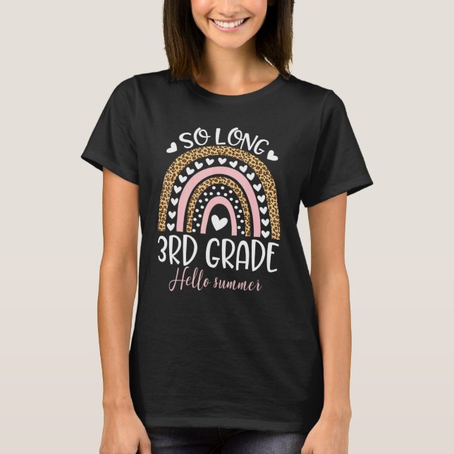 Camiseta Hola, estudiante de tercer curso de verano Gra (Anverso)