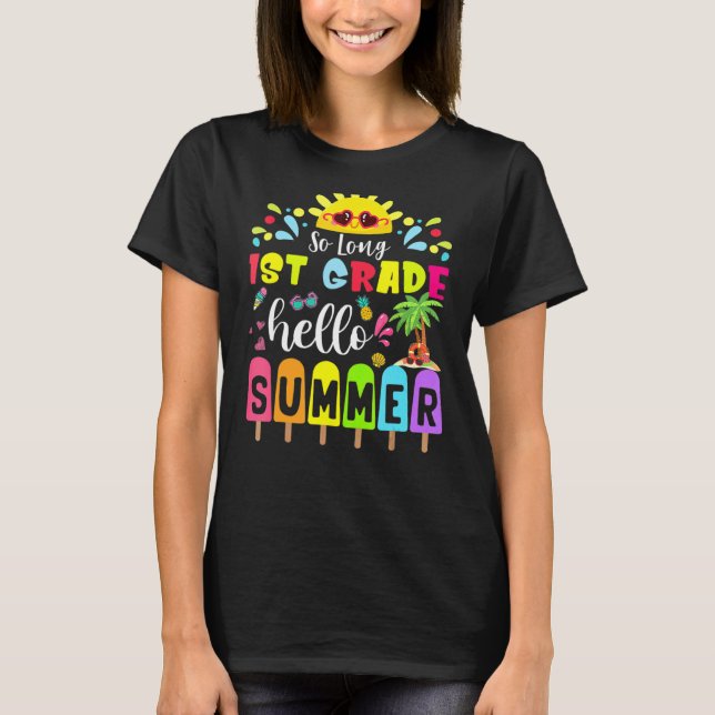 Camiseta Hola, estudiante de verano de primer curso (Anverso)
