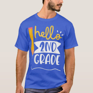 Camiseta Hola, estudiantes de segundo grado vuelven a la es