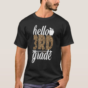 Camiseta Hola, estudiantes de tercer curso de Leopard de vu