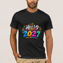 Camiseta Hola Familia Año Nuevo 2027