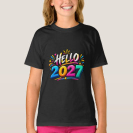 Camiseta Hola Familia de Año Nuevo 2027