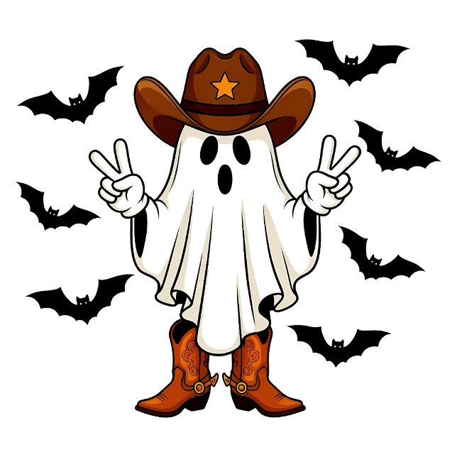 Camiseta Hola Fantasma Vaquero (Subido por el creador)