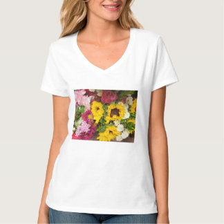 Camiseta Hola floral