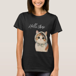 Camiseta Hola gatito lindo 