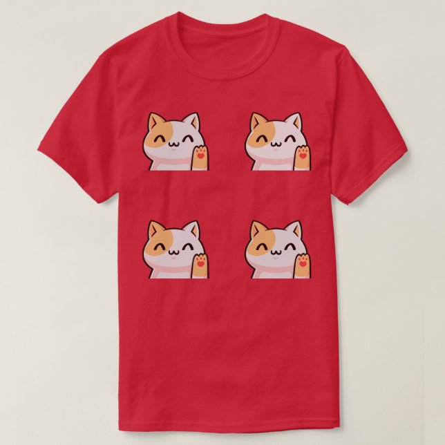 Camiseta Hola, gato (Diseño del anverso)