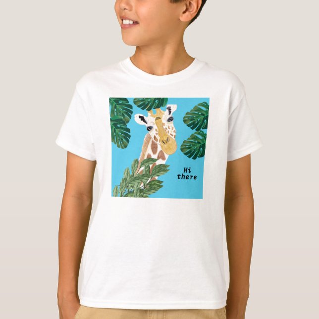 Camiseta Hola Giraffe (Anverso)