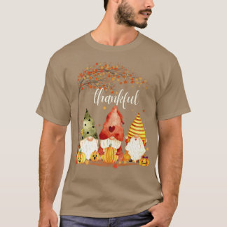 Camiseta Hola Gnome de Gracias Temporada Otoño de Caída Tha