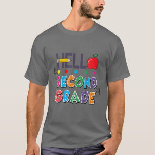 Camiseta Hola Grado Grado Gracioso De Vuelta Al Profesor De