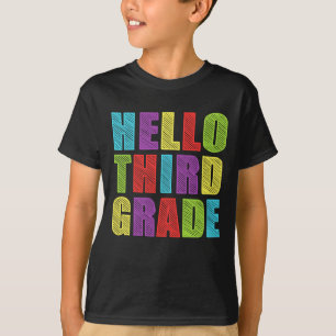 Camiseta Hola Grado Grado Gracioso Volver A La Escuela