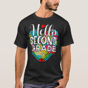 Camiseta Hola Grado Grado Gracioso Volver A La Escuela Segu