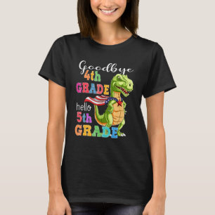 Camiseta Hola Graduado de Dinosaurio de 5º Grado