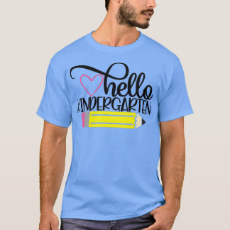 Camiseta Hola, guardería de vuelta a la escuela