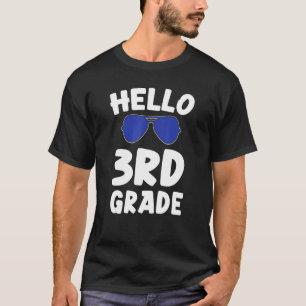 Camiseta Hola Guay Gafas de sol de 3er grado Niños de terce