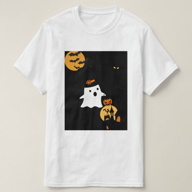 Camiseta hola haloween (Diseño del anverso)