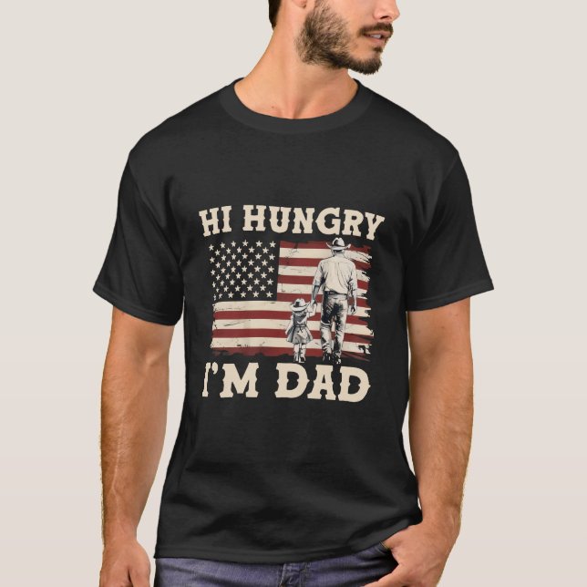 Camiseta Hola Hambriento Soy Papá (Anverso)