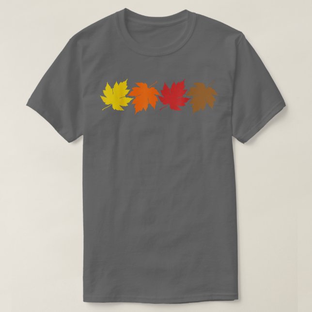 Camiseta Hola hojas otoño (Diseño del anverso)