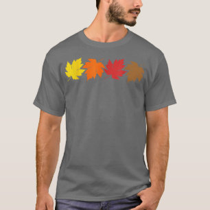 Camiseta Hola hojas otoño