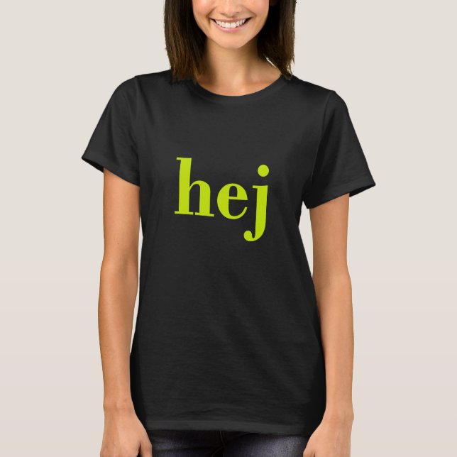 Camiseta Hola - Hola sueco (Anverso)