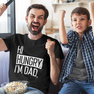 Camiseta Hola, Hungry, soy papá