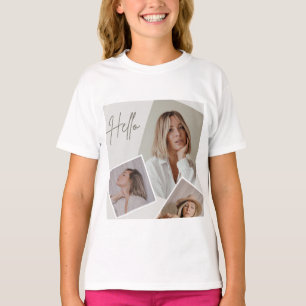 Camiseta hola imagen de chicas