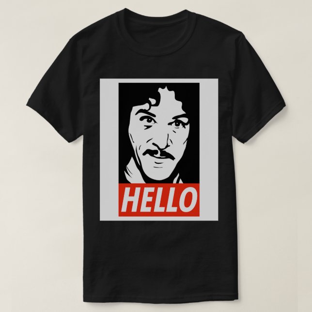 Camiseta Hola Inigo Montoya Baseball TShirt (Diseño del anverso)