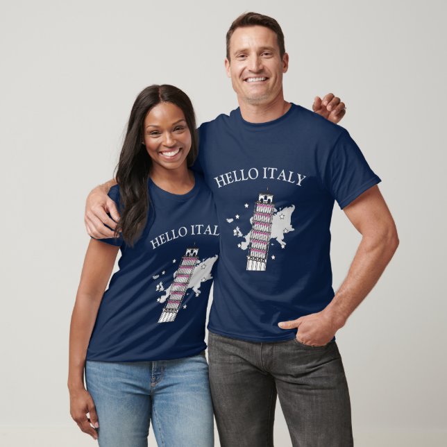 Camiseta Hola Italia (Unisexo)