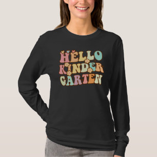 Camiseta Hola jardín de infancia primer día de regreso a la