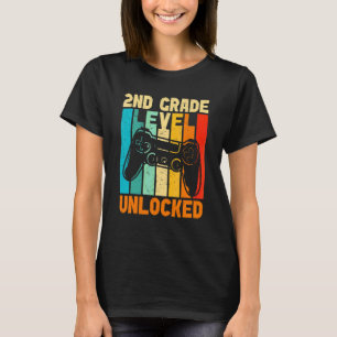 Camiseta Hola Juego De Video Desbloqueado De Nivel De 2do G