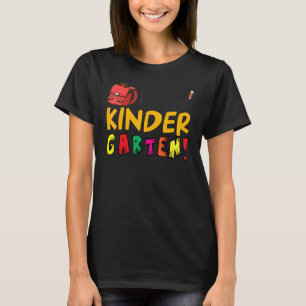 Camiseta Hola Kinder Garten Primer Día De La Escuela De Vue