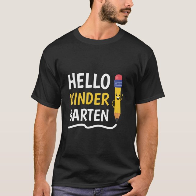 Camiseta Hola Kindergarten (Anverso)
