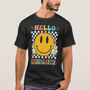 Camiseta Hola Kindergarten Adiós Pre k Graduation Groovy