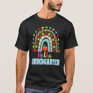 Camiseta Hola Kindergarten De vuelta a la escuela Maestro A