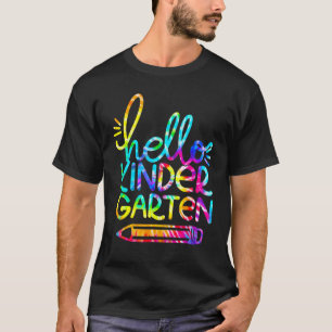 Camiseta Hola Kindergarten Lápiz De vuelta a la escuela Pro