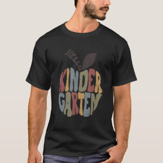 Camiseta Hola Kindergarten Primer Día De Guardergarten De V