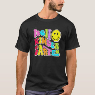 Camiseta Hola Kindergarten Vuelta Al Colegio Vida De Maestr