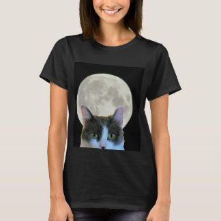Camiseta Hola Kitty y la luna llena