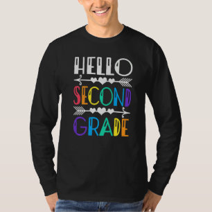 Camiseta Hola lindo segundo grado de vuelta a la escuela pr