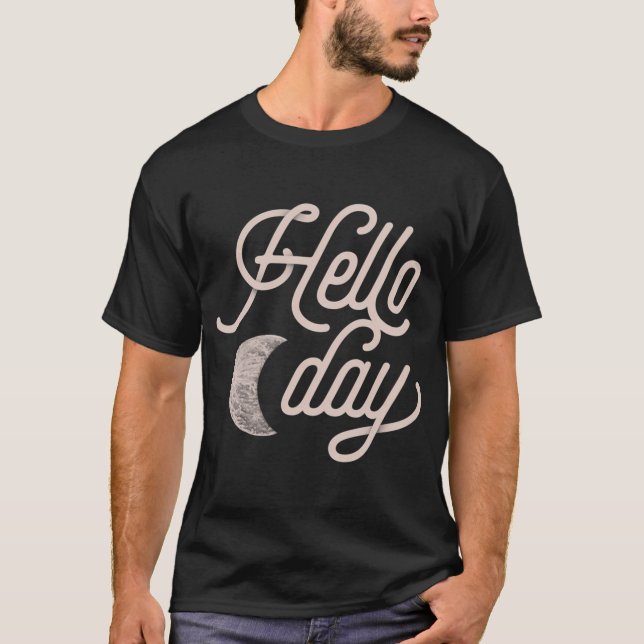 Camiseta Hola lunes (Anverso)