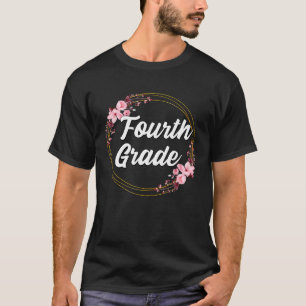 Camiseta Hola Maestra De Cuarto Grado Primer Día De