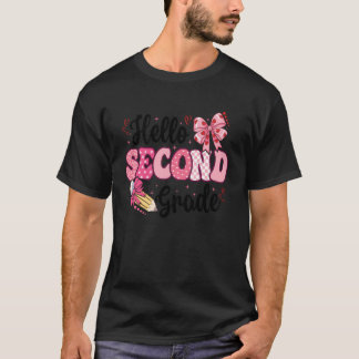 Camiseta Hola Maestra De Segundo Grado Primer Día De Colegi