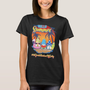 Camiseta Hola Maestro de 1er grado Verano 2 Gnomes de Deber