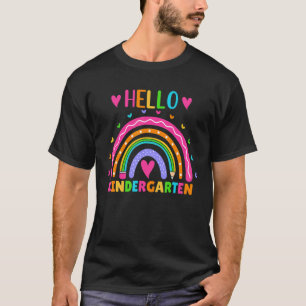Camiseta Hola maestro de jardín de infancia para niños y ni