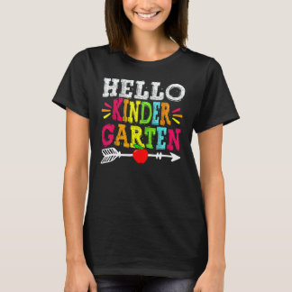 Camiseta Hola maestro de jardín de infancia Vuelta al cole