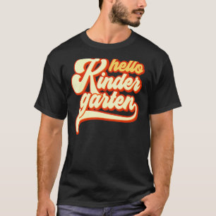 Camiseta Hola Maestro de jardín de infantes de vuelta a la