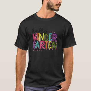 Camiseta Hola Maestro de Pre K de Kindergarten Primer Día d