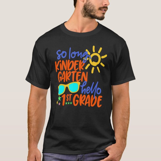 Camiseta Hola maestro de primer grado de guardería (Anverso)