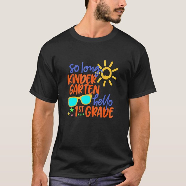 Camiseta Hola maestro de primer grado de guardería (Anverso)
