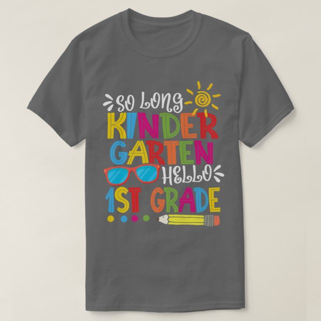 Camiseta Hola maestro de primer grado de guardería (Diseño del anverso)