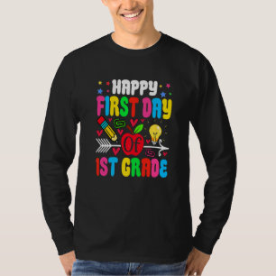 Camiseta Hola maestro de primer grado estudiante feliz prim